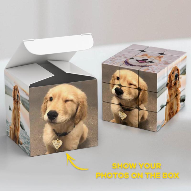 Custom Photo Rubic's Cube Six Pictures Gifts 5