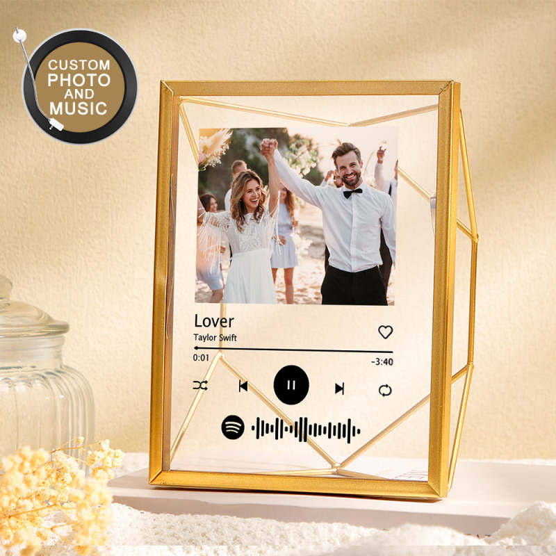 Custom Photo Spotify Acrylic Photo Frame Personalized Picture Gift