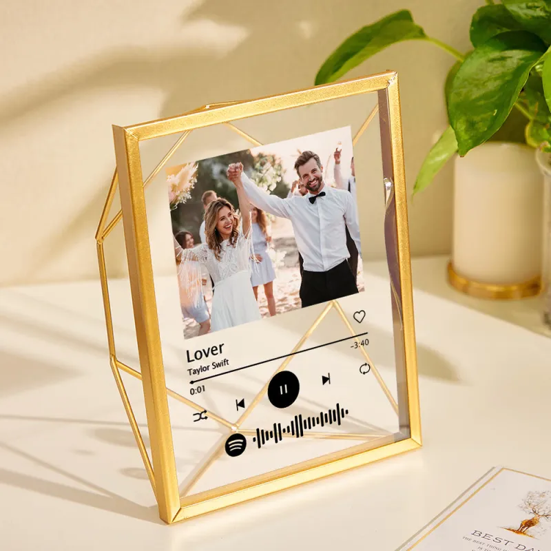 Custom Photo Spotify Acrylic Photo Frame Personalized Picture Gift 1