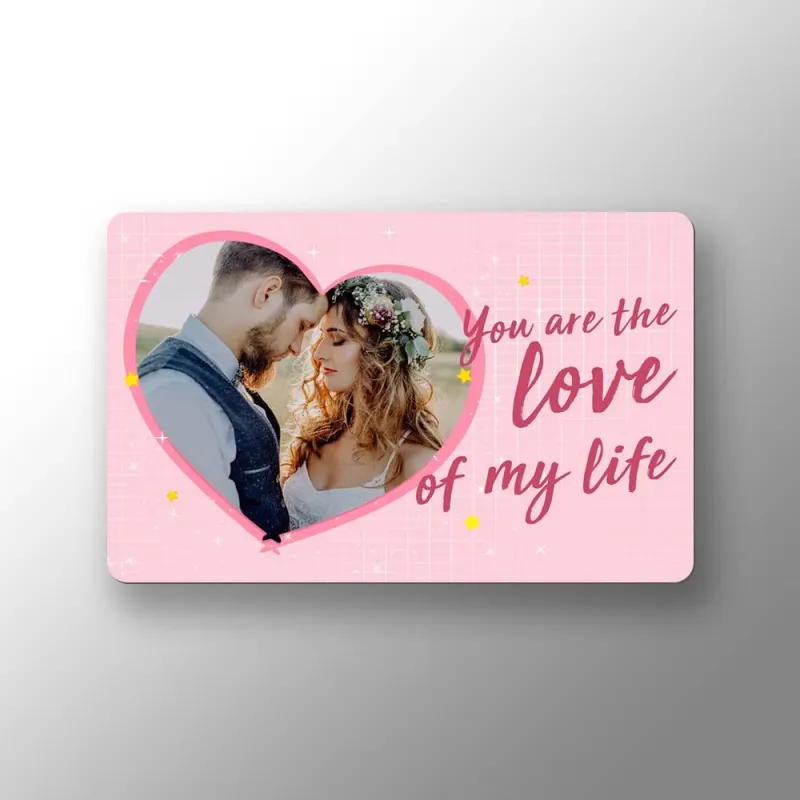 Custom Photo Wallet Insert Card Gifts for Lover