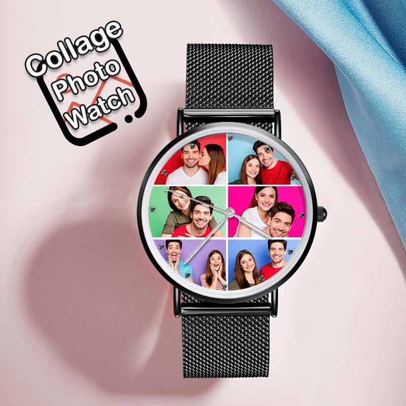 Custom Photo Watch Personalized Collage Photo Watch for Lover 1