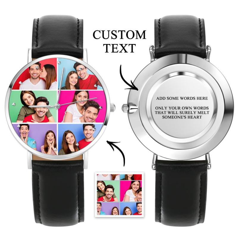 Custom Photo Watch Personalized Photo Collage Watch Gift 1