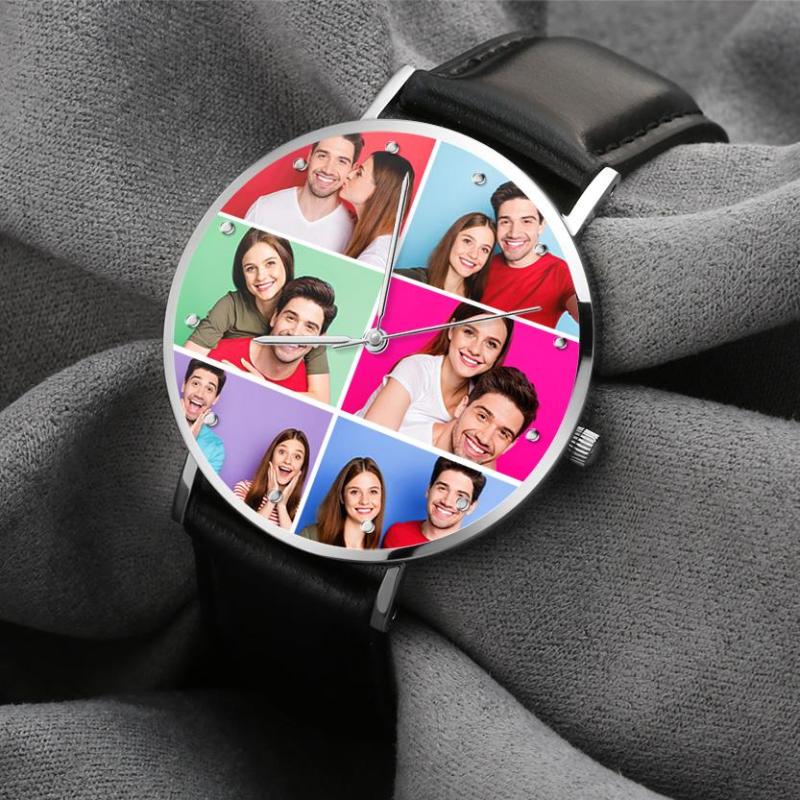 Custom Photo Watch Personalized Photo Collage Watch Gift 2