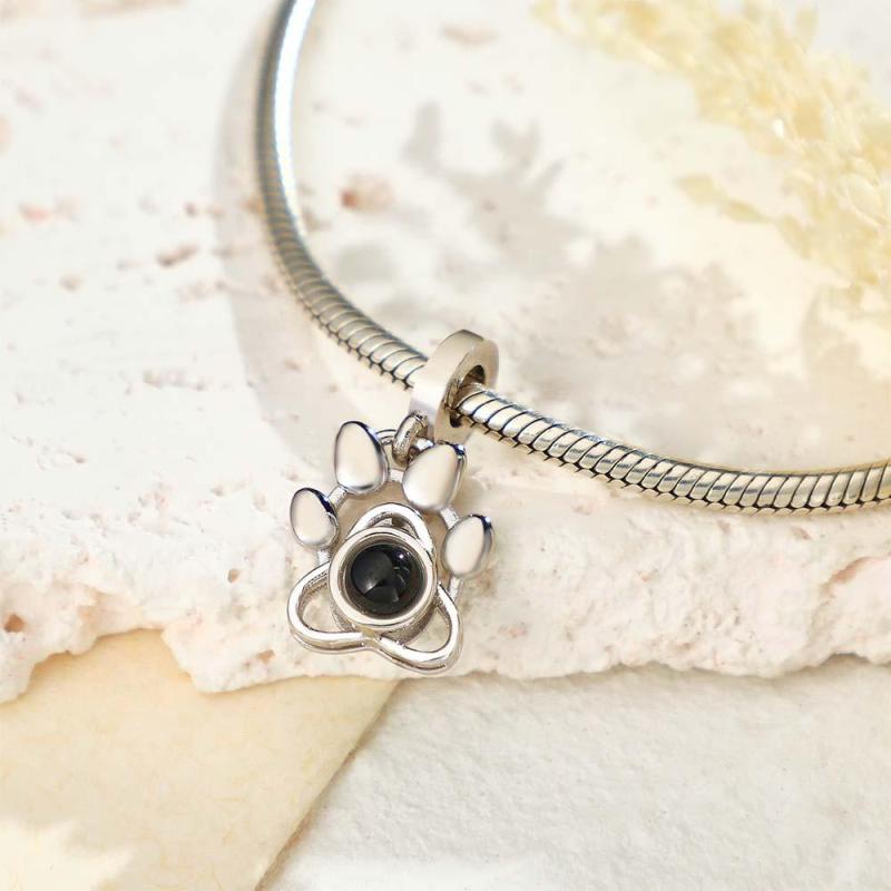 Custom Projection Charm Dog Paw Swing Gift 1