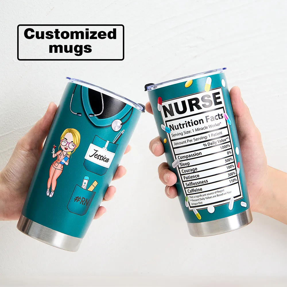 Custom travel mugs