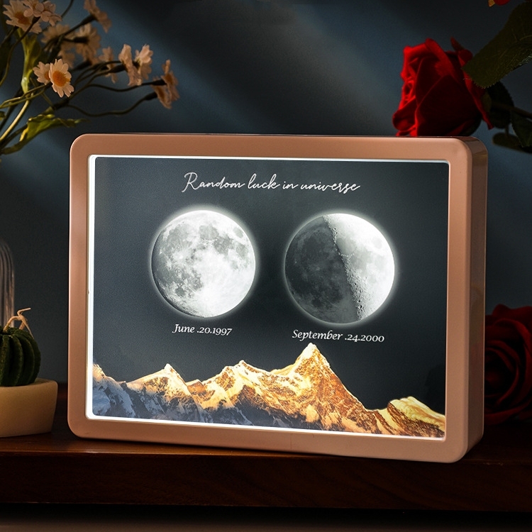 Customized Moon Phase Ornaments Moon Phase Mirror Lights Bluetooth Speakers Gifts For Girlfriends Anniversary Gifts Birthday Gifts 4