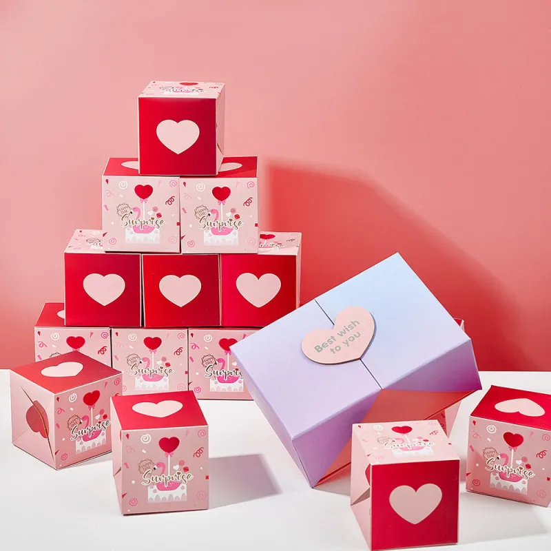 DIY Surprise Gift Box for Money Cash Pop Up Gift Box for Lover 5