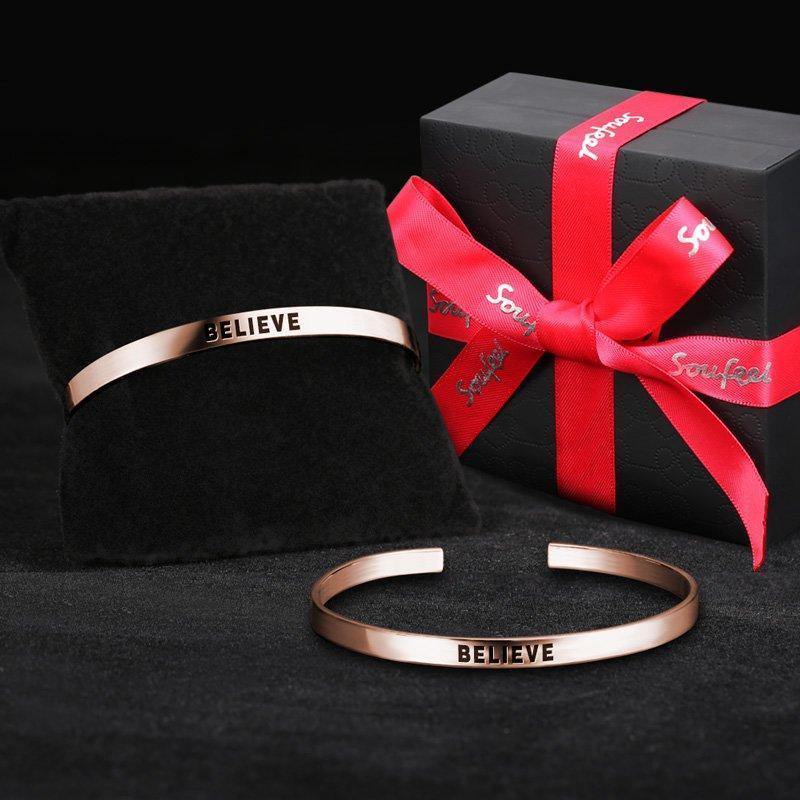 Engraved Bangle Rose Gold Plated Silver 4