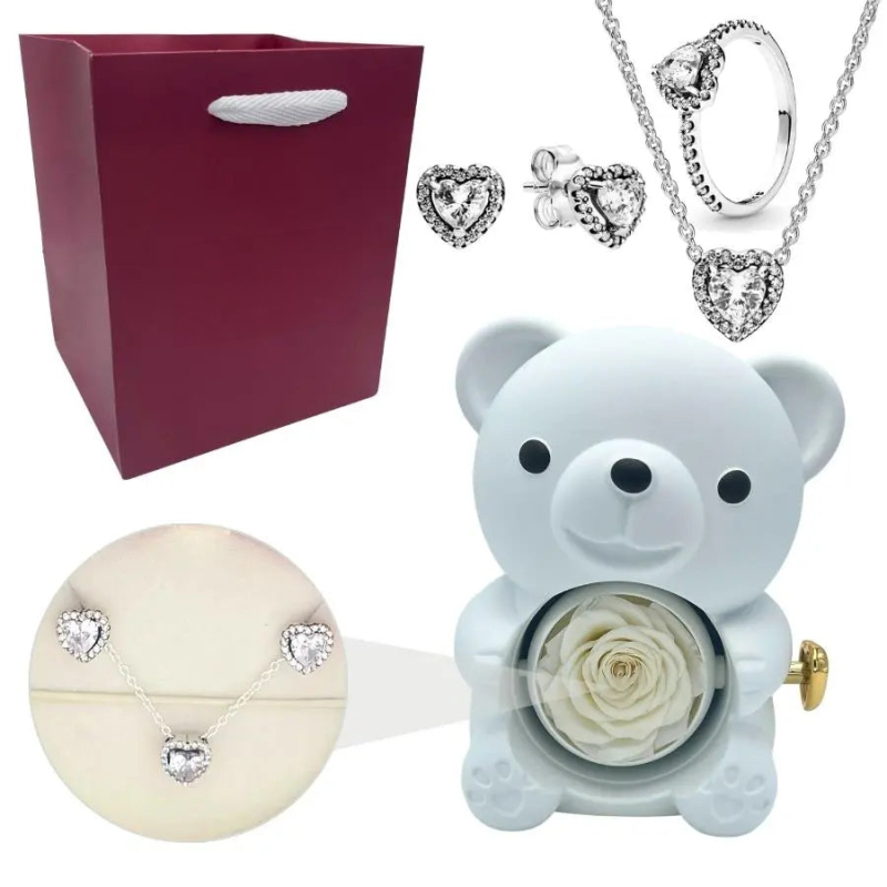 Eternal Bear & Eternal Heart Jewelry Set 2