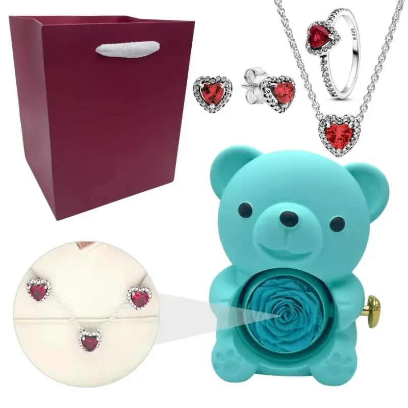 Eternal Bear & Eternal Heart Jewelry Set 3