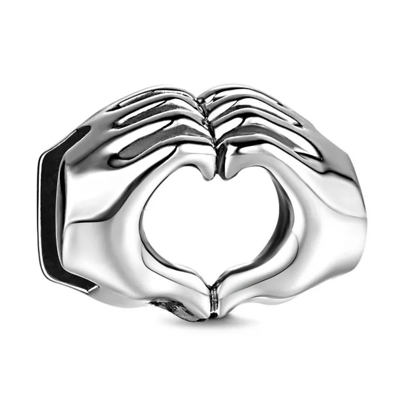 Fingers Heart Charm Love You - Reflexions Charms Christmas Gifts