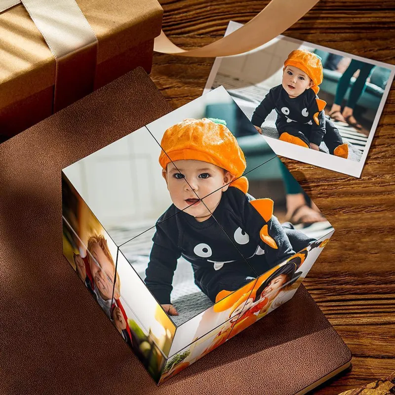 Folding Picture Cube Custom Best Gifts