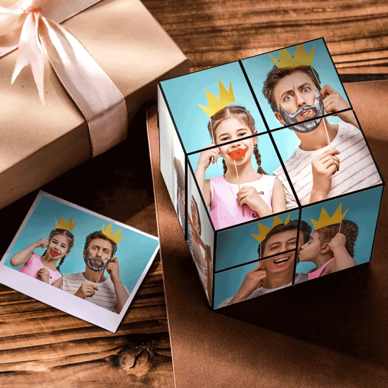 Folding Picture Cube Custom Best Gifts 6