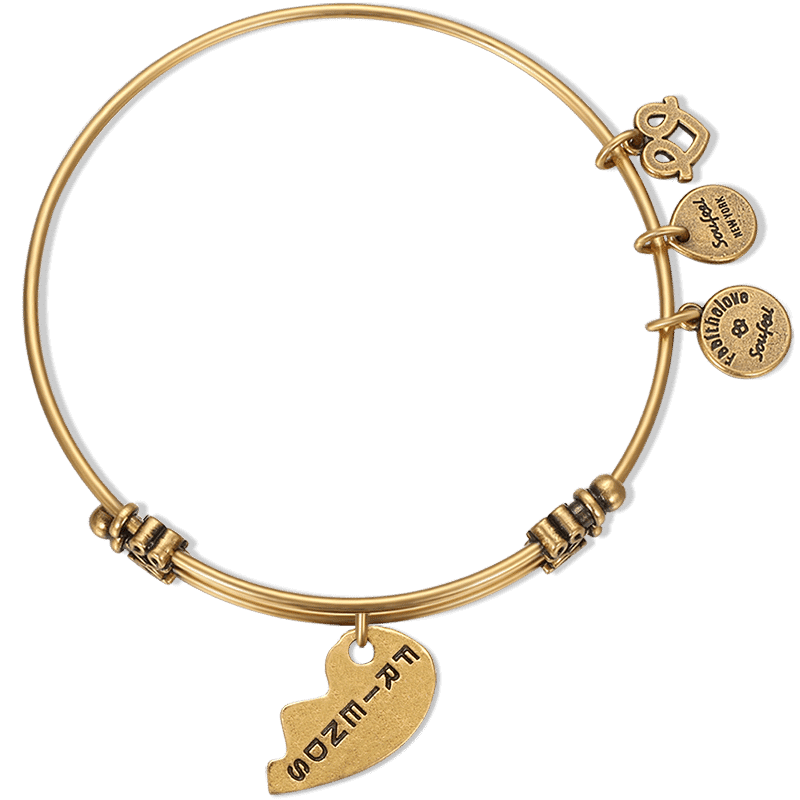 Friends Charm Bangle Gold Plated 1