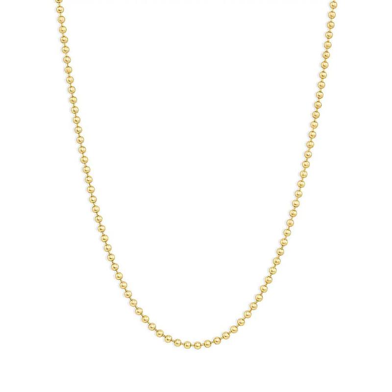 Gold Ball Chain Necklace Minimalist Chain Dainty and Thin Necklace