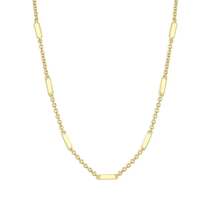 Gold Classic Necklace Minimalist Chain Dainty and Thin Necklace Gift For Women