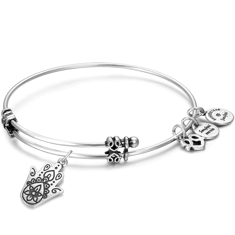 Hamasa Hand Charm Bangle