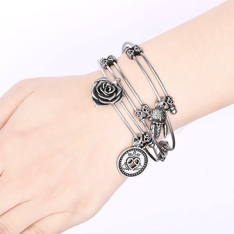 Hamasa Hand Charm Bangle 2