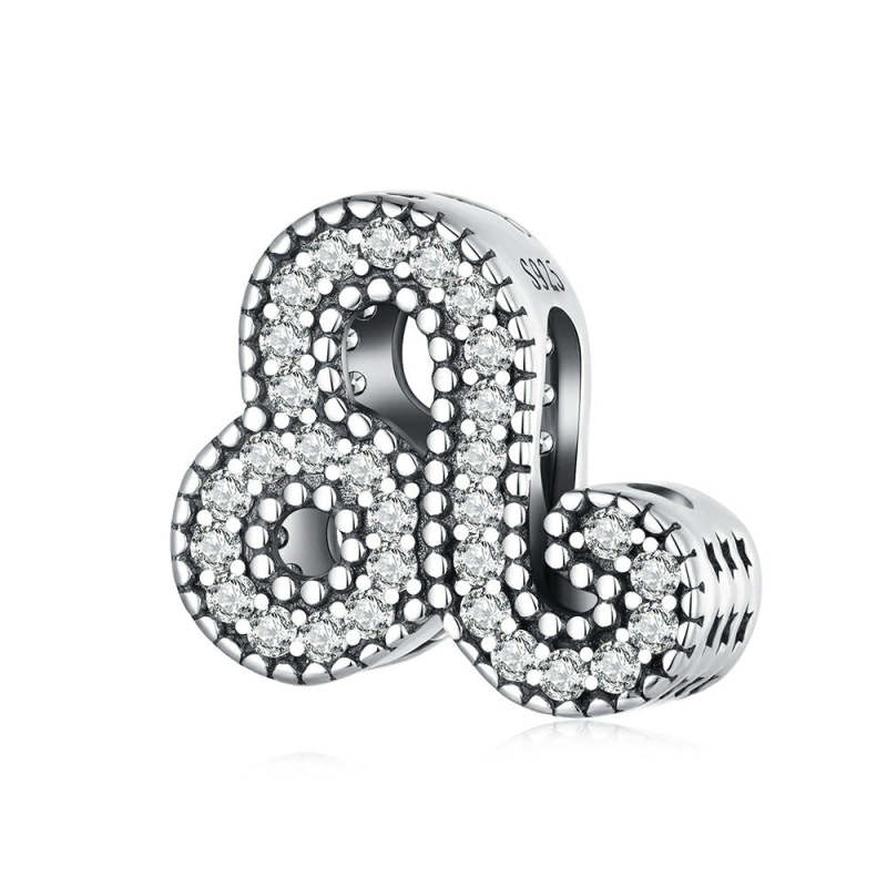 Leo Lucky Zodiac Sign Charm Silver