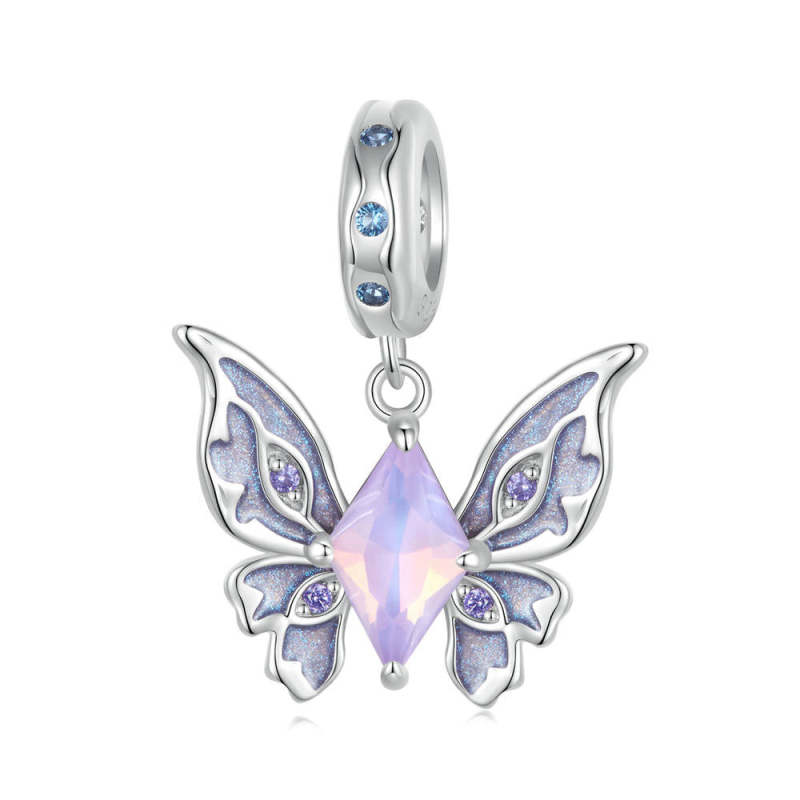 Magic Butterfly Pendant Dangle Charm Silver Christmas Gifts