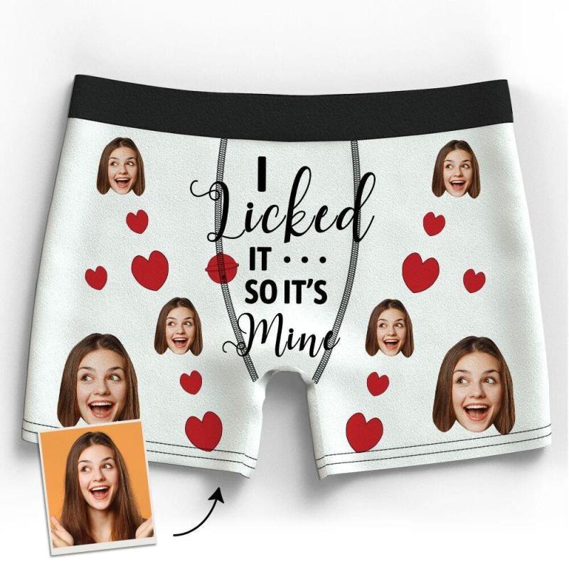 Men's Customized Face Boxer 3D Online Preview Personalised Photo Boxer It's Mine 2