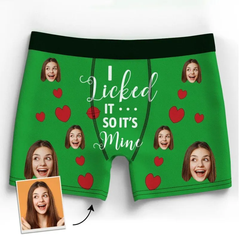 Men's Customized Face Boxer 3D Online Preview Personalised Photo Boxer It's Mine 5