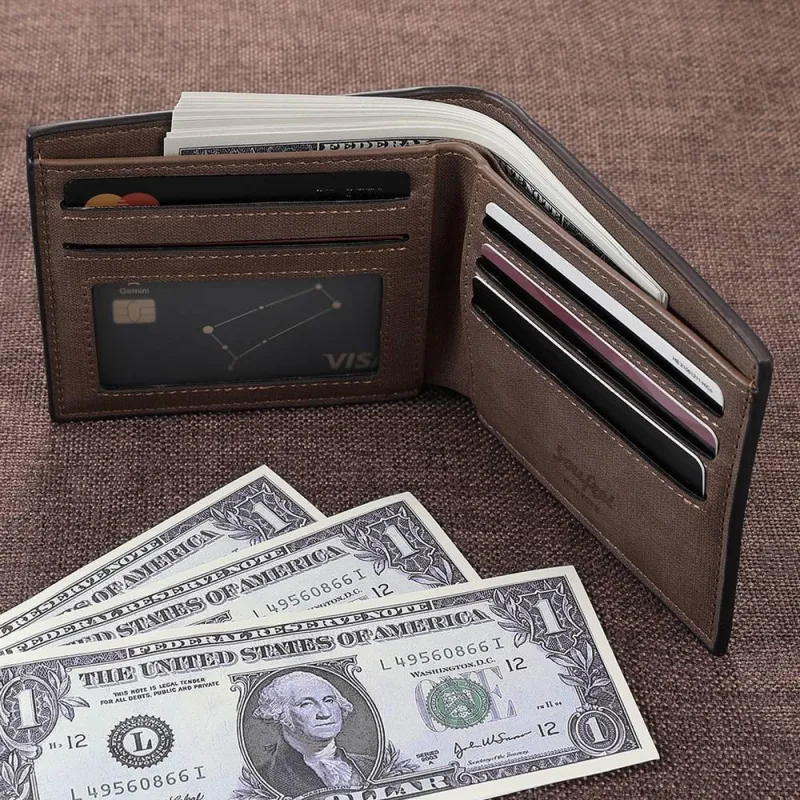 Mens Wallet, Personalized Wallet, Photo Wallet with Engraving Valentine's Gifts for Men 4