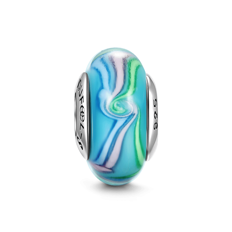 Multicolor Wave Stripe Charm