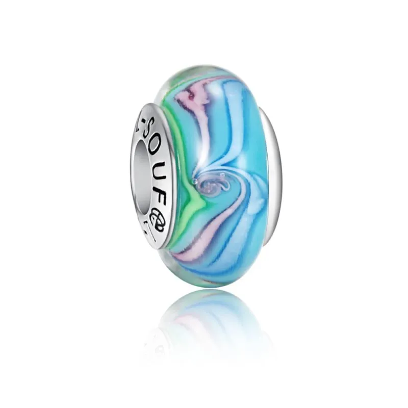 Multicolor Wave Stripe Charm 1