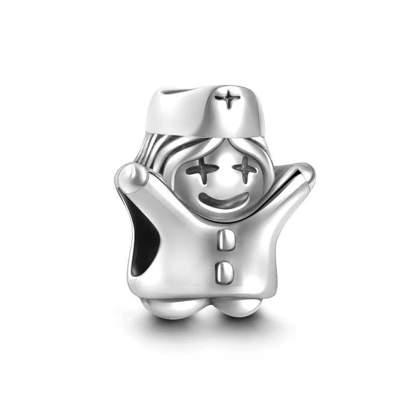 Nurse Charm Silver