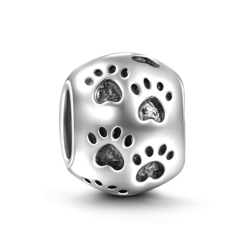 Paw Print Bracelet 925 Sterling Silver 2