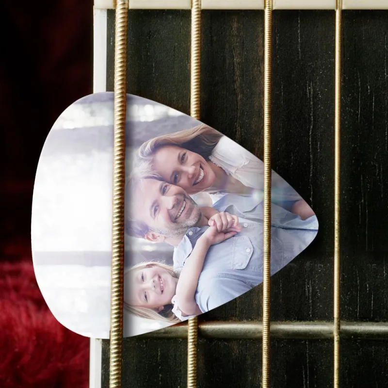 Personalized Guitar Pick with Photo Gift for Family -12Pcs 2