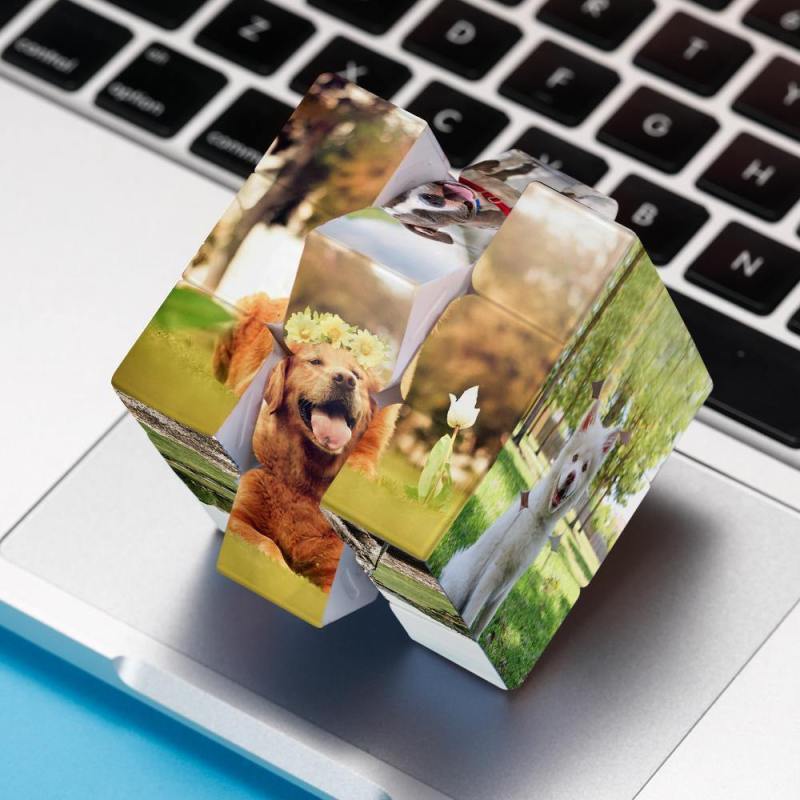 Personalized  Multiphoto Rubic's Cube Gifts for Her 1