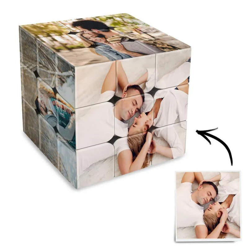 Personalized  Multiphoto Rubic's Cube Gifts for Her 4