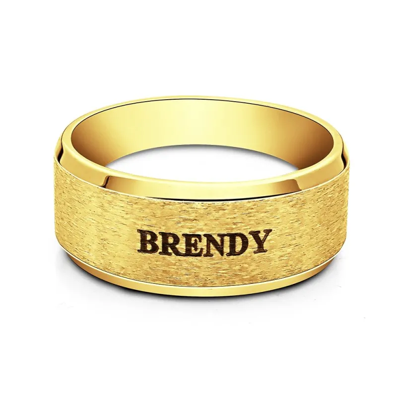 Personalized Name Ring Custom Engagement Ring Men's Personalized Ring 4