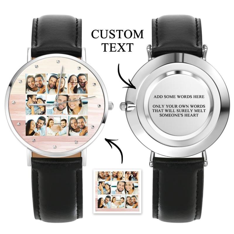 Personalized Photo Collage Watch Custom Photo Watch Gift for Loved One 1