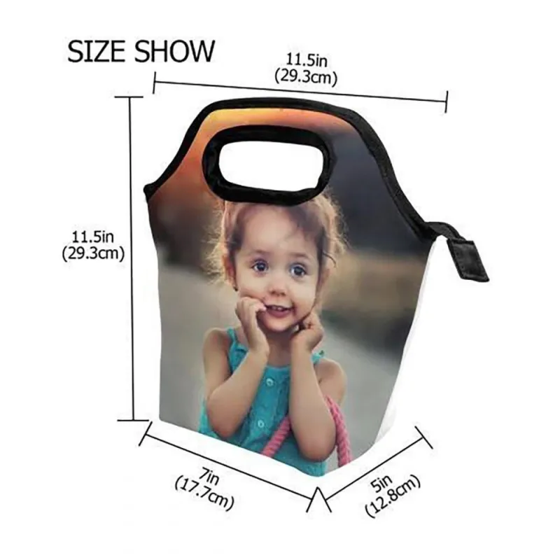 Personalized Photo Insulation Lunch Bag Unique Gifts 1