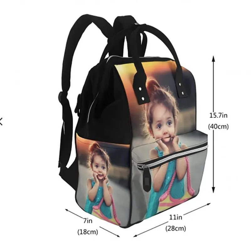 Personalized Photo Mummy Backpack for Baby 1