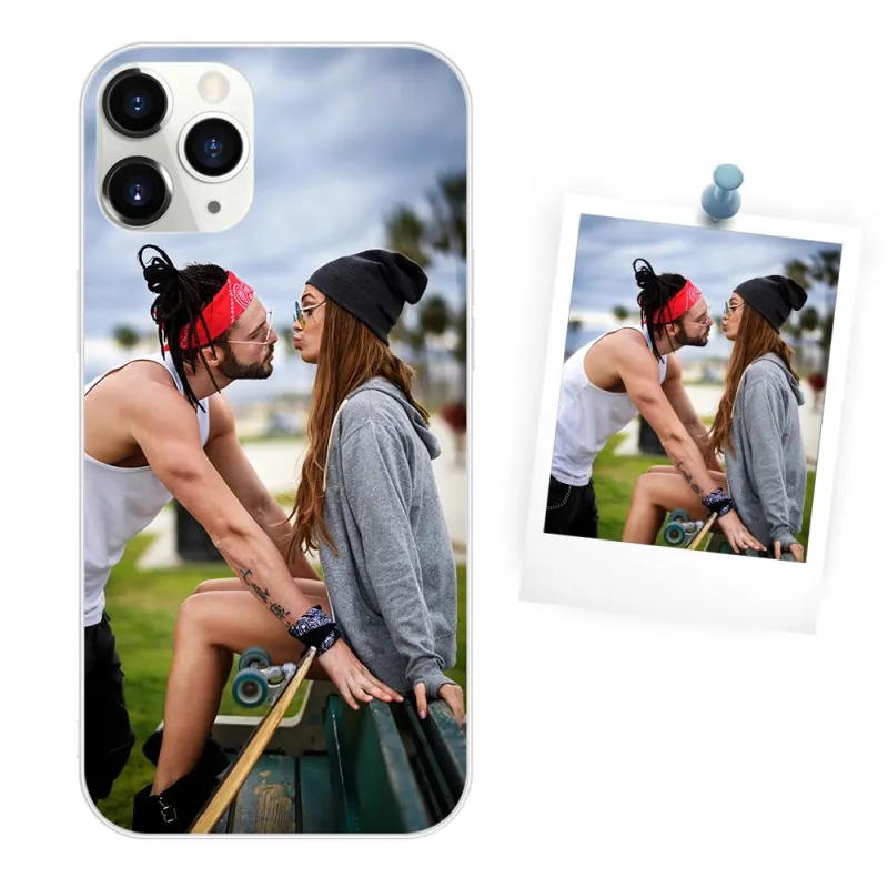 Personalized Photo Phone Case Transparent Soft Shell Matte Iphone12 For Him 2