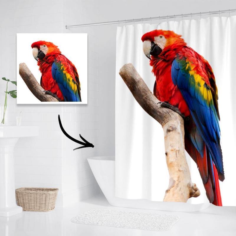 Personalized Shower Curtain Bathroom Decor Gift Memorial Gifts 168*183cm