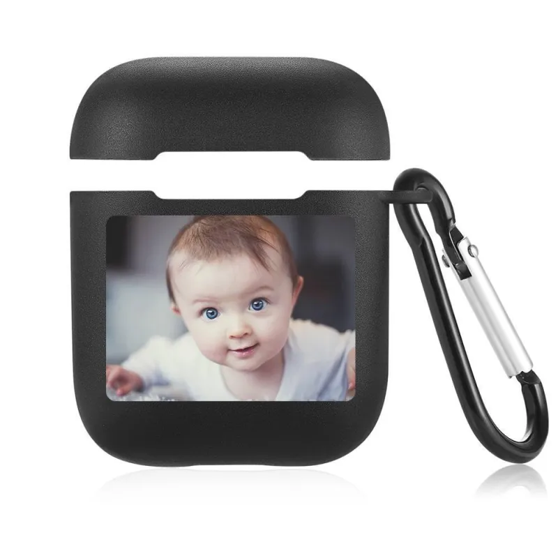 Photo Airpods Case Cute Baby Earphone Case - Black 4