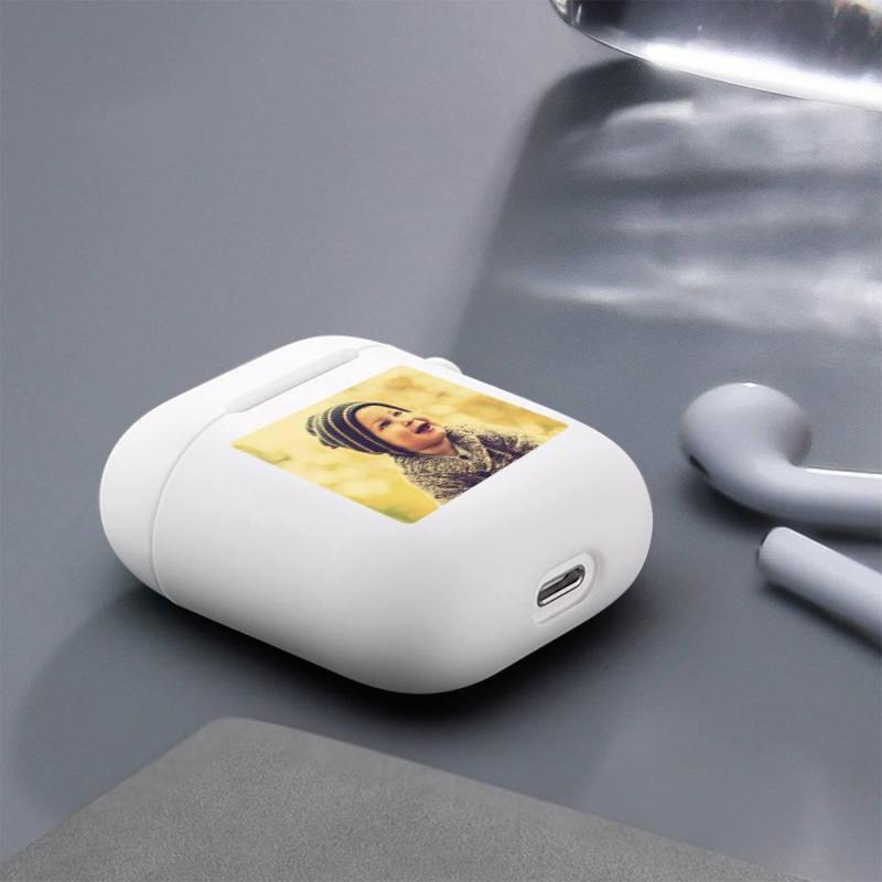 Photo AirPods Case Cute Baby Earphone Case - White 1