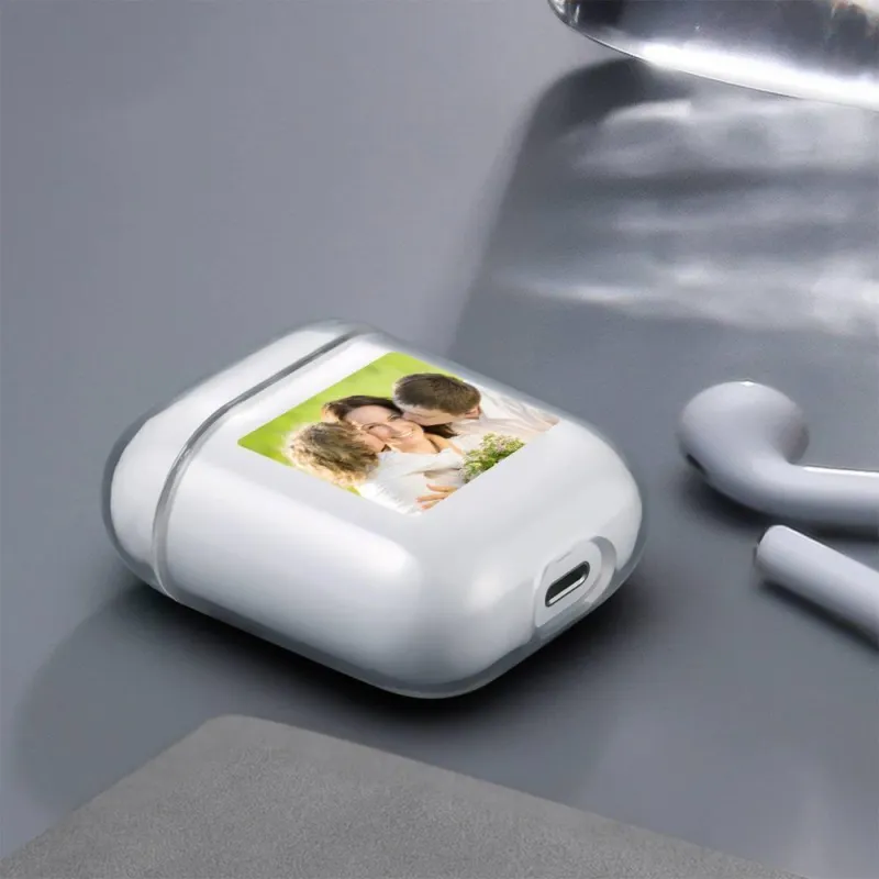 Photo Airpods Case Earphone Case Family Gift Transparent 2