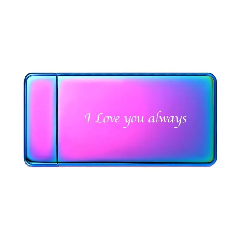 Photo Lighter Custom Photo Engraved Lighter Rainbow Color Perfect Family 1