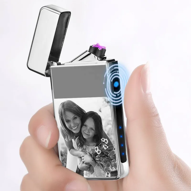 Photo Lighter Electric Lighter Perfect Family Silver 2