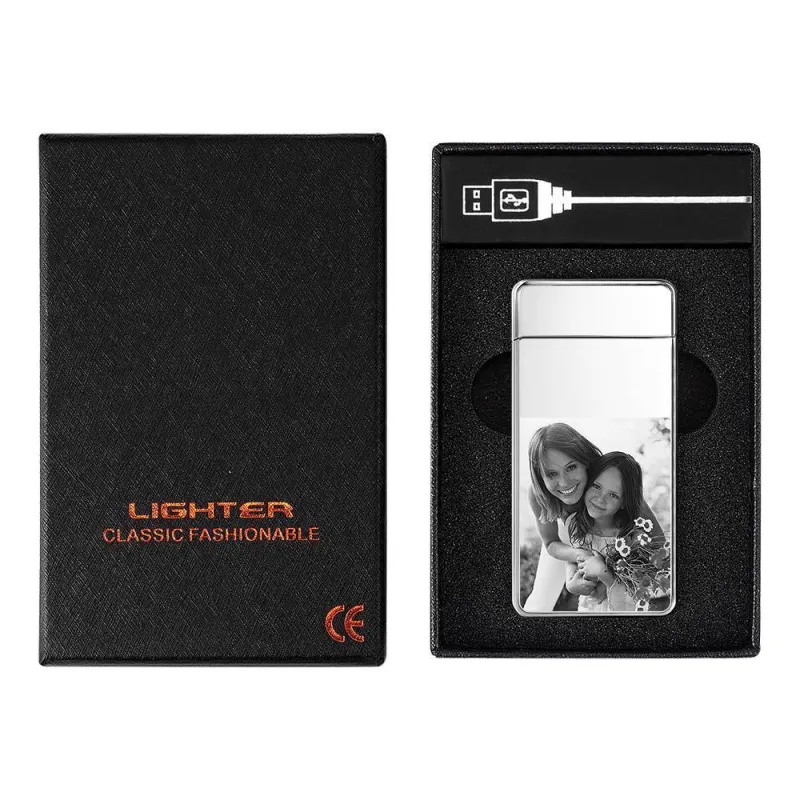 Photo Lighter Electric Lighter Perfect Family Silver 5