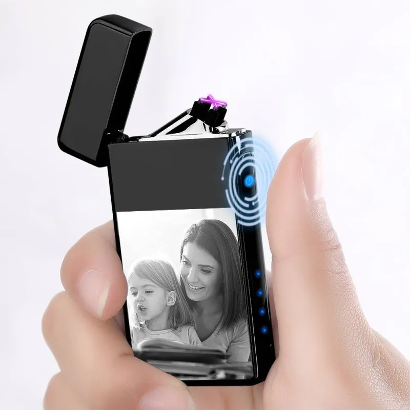 Photo Lighter Electric Lighter Perfect Gift Black 2