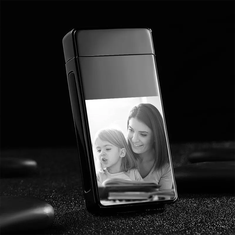 Photo Lighter Electric Lighter Perfect Gift Black 3