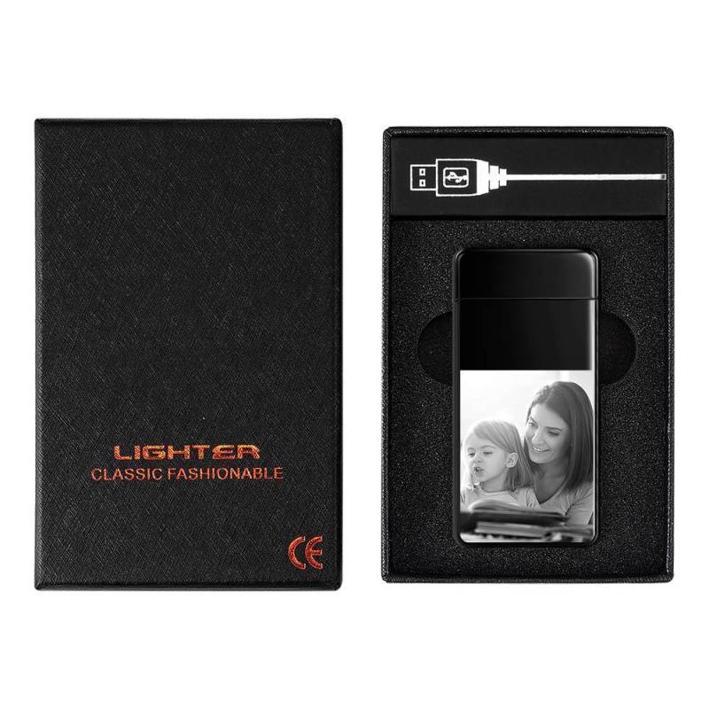 Photo Lighter Electric Lighter Perfect Gift Black 5