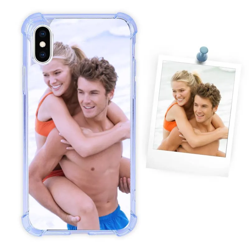 Photo Phone Case Silicone Anti-drop Soft Shell Sky Blue - iPhone 6/6s 3